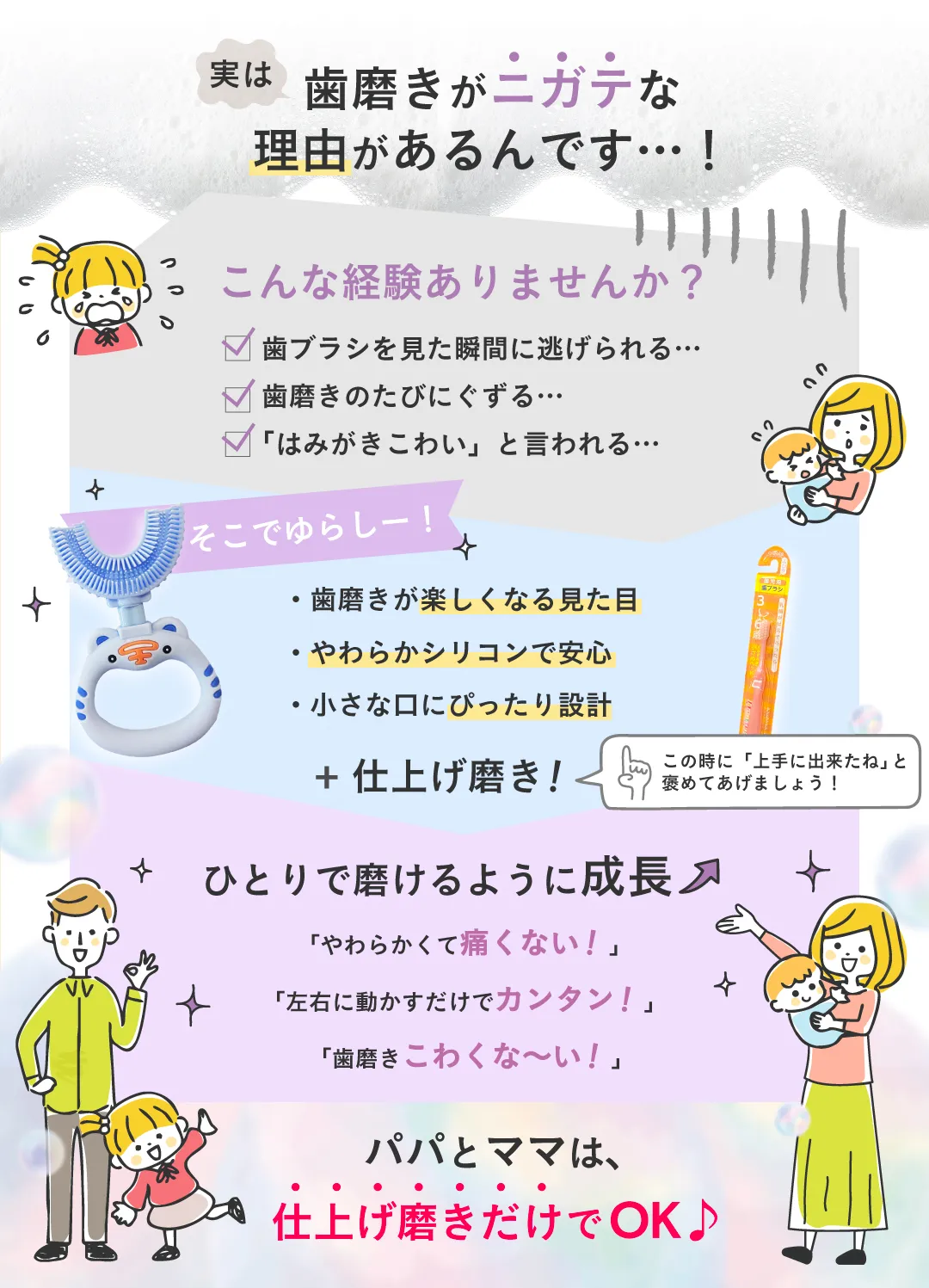 歯みがき苦手の理由