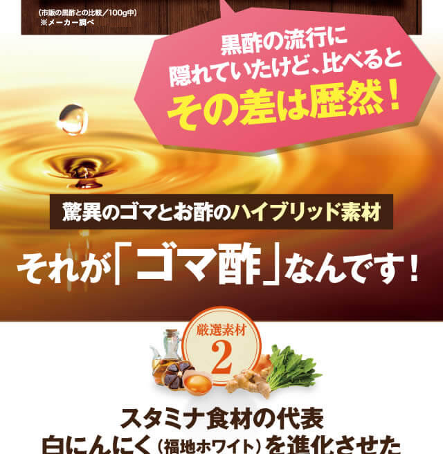 ごまとお酢のいいとこ取り。それがごま酢