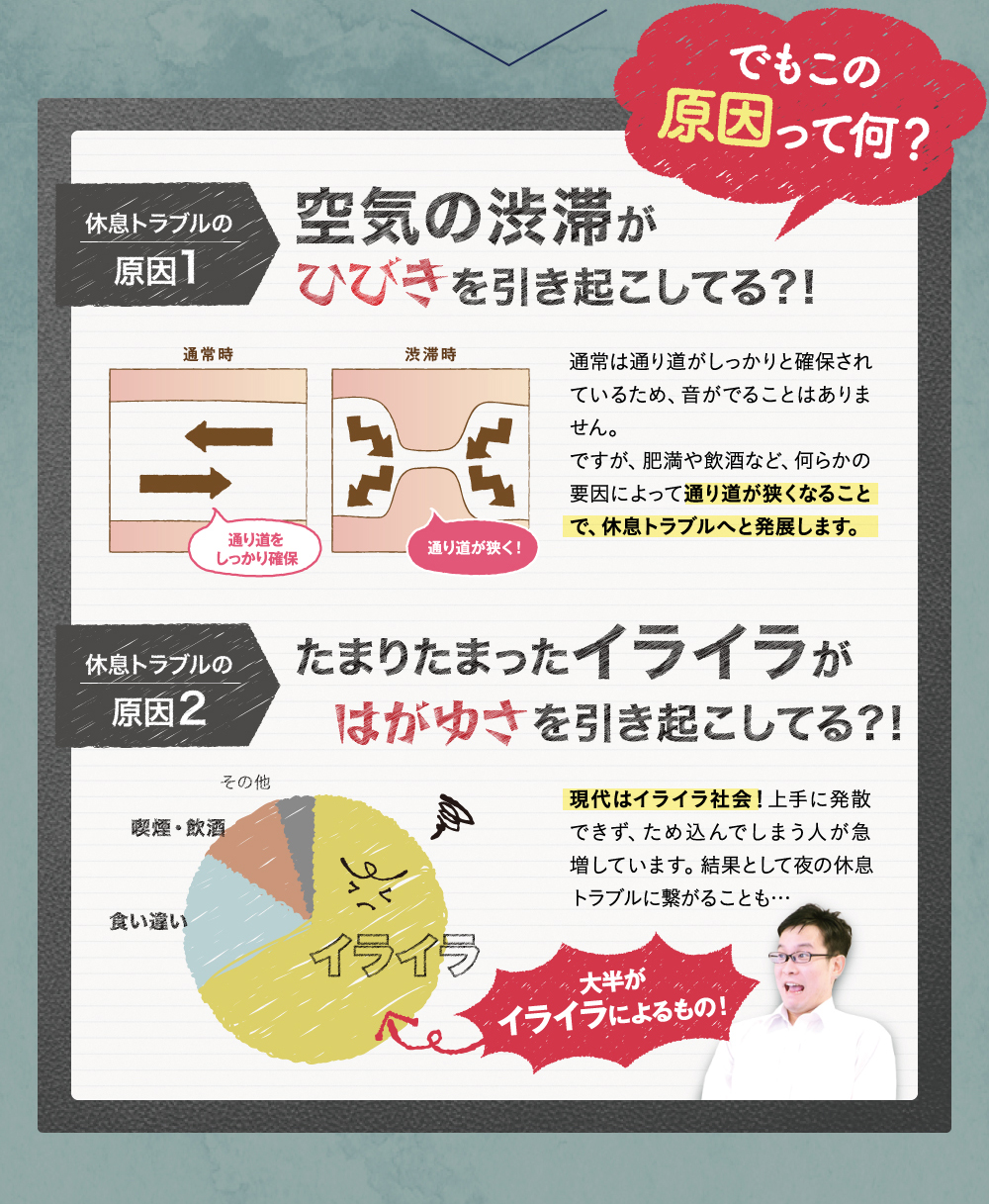 ガーガー音の原因、ギリギリ音の原因は何？