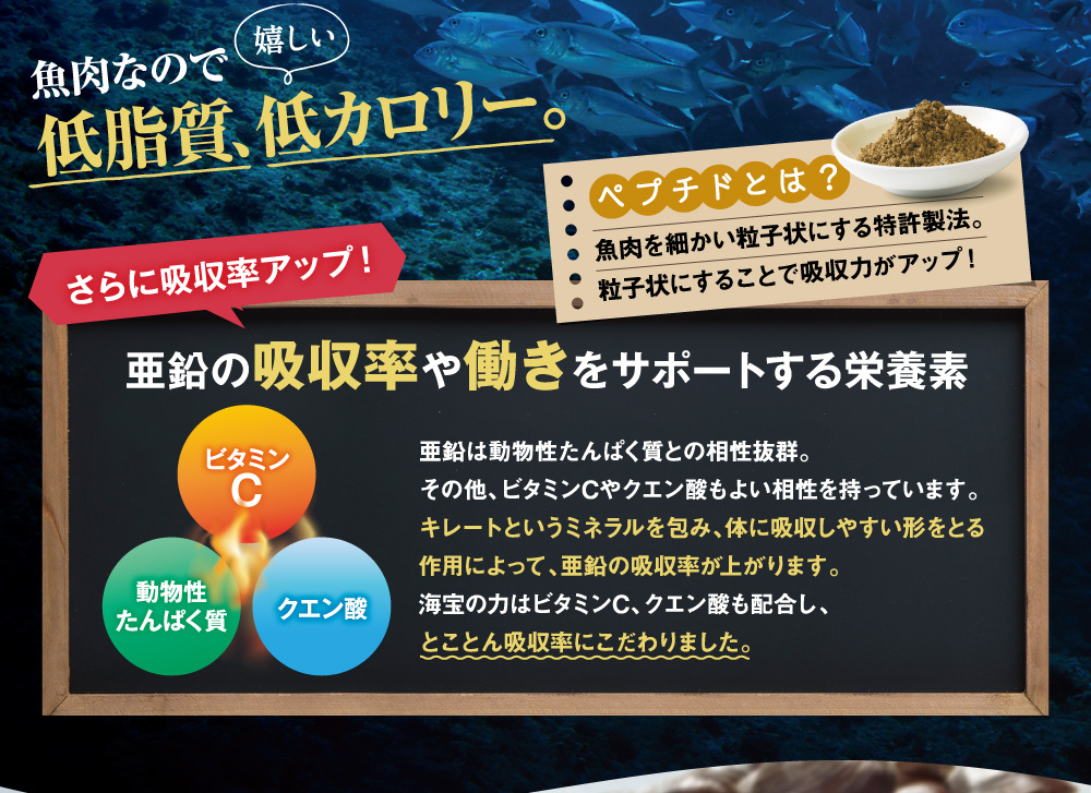 島根県宍道湖産の大和しじみ使用！天敵アルコールから亜鉛を守り抜く「オルニチン」配合！