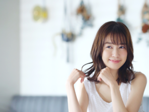 髪がいい匂いの女性